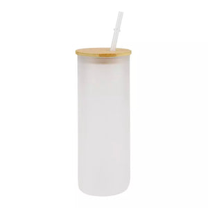 20 oz Frosted Glass Tumbler